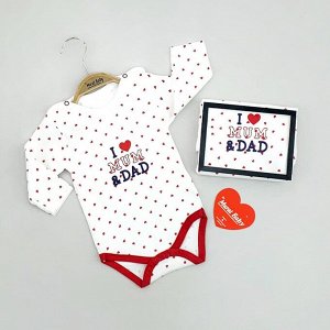 Murat Baby Боди Я люблю маму и папу
