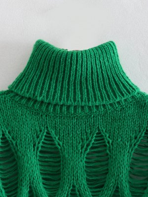 Женский свитер, цвет зеленый