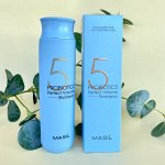 Шампунь для объема волос с пробиотиками  Masil 5 Probiotics Perfect Volume Shampoo, 300 мл