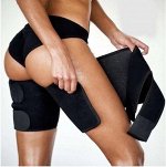 Пояс для похудения для ног спортивный (1 пара), цвет черный