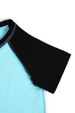 Костюм Варианты расцветки: голубой
Ткань:  кулирка, Состав: 90% Хлопок/ 10% Полиэстер
Уютный костюм для самых маленьких и немного постарше детишек. Футболка и шорты из приятного на ощупь материала кул