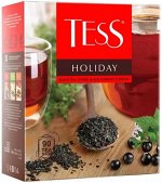 Чай черный Tess Holiday с чабрецом и ароматом черной смородины х 90 пакетиков