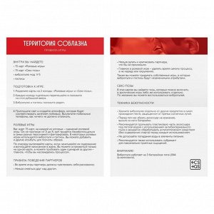 Вибропуля и пэтисы в секс игре для пар «Территория соблазна. Ночь фантазий» 3 в 1 (30 карт, пэстисы, вибропуля), 18+