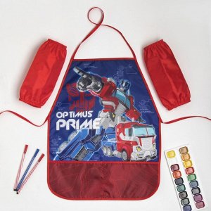 Набор детский для творчества "Optimus Prime" Transformers (фартук 49х39 см и нарукавники) 5271007