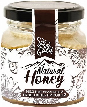 «Natural Honey», мёд подсолнечниковый, 330 г