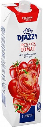 Сок томатный DJAZZY 1л/12