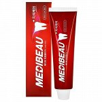 Зубная паста, д/ комплексного ухода чувствительных десен/Total Clinic RED, Medibeau, Ю.Корея, 120 г, (60)
