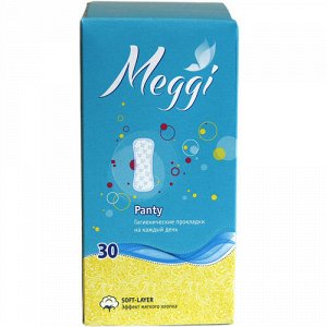 Meggi Ежедневные гигиенические прокладки Panty 30 штук, Meggi, Беларусь, 91 г
