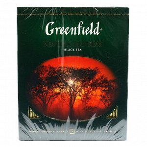 Чай черный Greenfield Kenyan Sunrise, 100 пакетиков*2 г