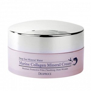 Deoproce Омолаживающий крем с морским коллагеном Marine Collagen Mineral Cream, 100 гр