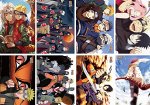 Набор постеров &quot;NARUTO/Наруто&quot;, 8 шт