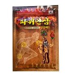 Korean Пластырь согревающий с женьшенем для суставов Ginseng Power Pad, 20шт в пакете