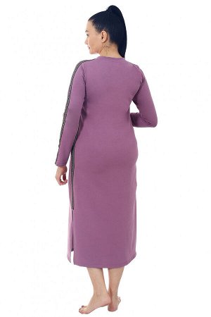 Платье женское футер 2-х нитка с лайкрой "Ингрид" сирень
