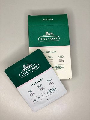 VT Cosmetics  VT CICA MASK PACK Успокаивающая маска 25 мл