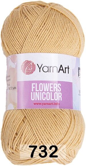 Пряжа Yarnart Flowers Unicolor