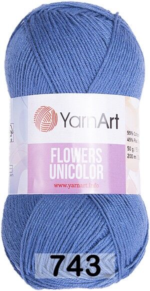 Пряжа Yarnart Flowers Unicolor