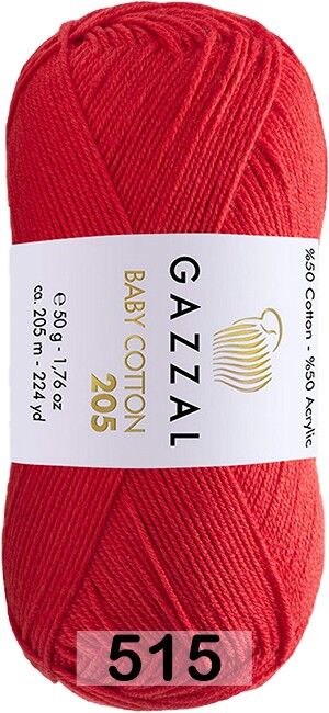 Пряжа Gazzal Baby Cotton 205