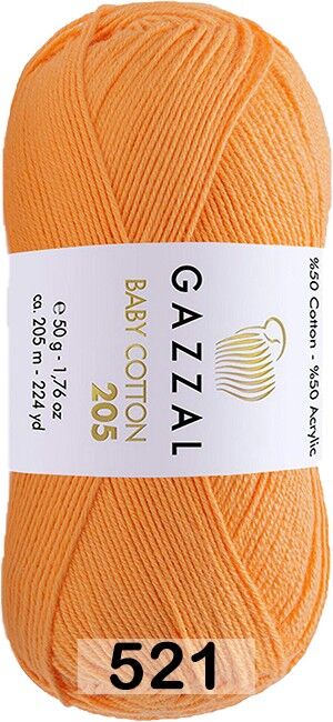 Пряжа Gazzal Baby Cotton 205