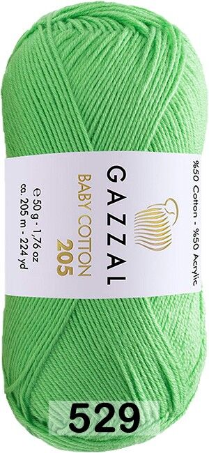 Пряжа Gazzal Baby Cotton 205