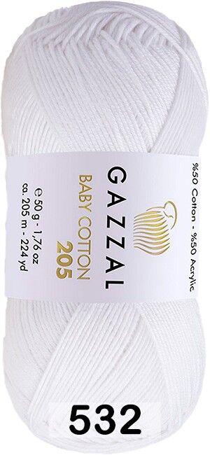 Пряжа Gazzal Baby Cotton 205