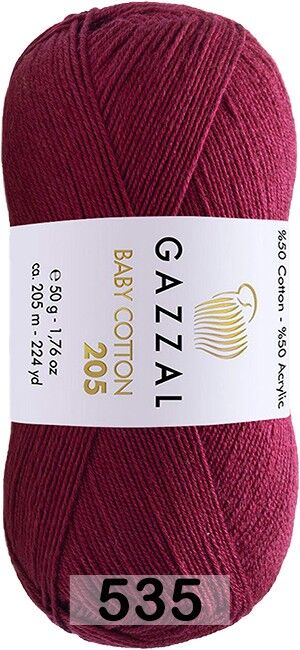 Пряжа Gazzal Baby Cotton 205