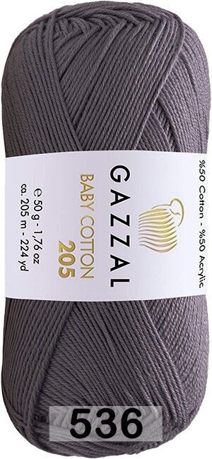 Пряжа Gazzal Baby Cotton 205