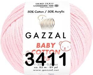 Пряжа Gazzal Baby Cotton 25