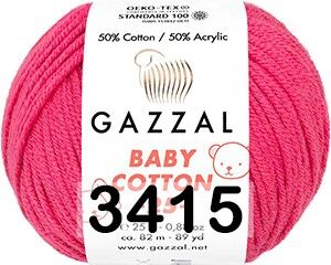 Пряжа Gazzal Baby Cotton 25