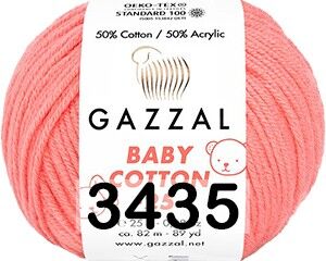 Пряжа Gazzal Baby Cotton 25