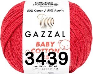 Пряжа Gazzal Baby Cotton 25