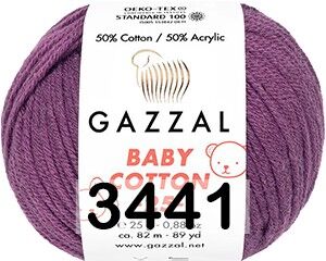 Пряжа Gazzal Baby Cotton 25