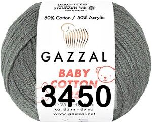 Пряжа Gazzal Baby Cotton 25