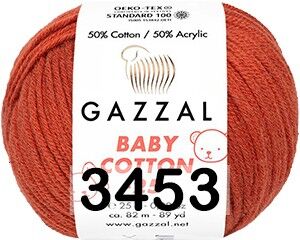 Пряжа Gazzal Baby Cotton 25