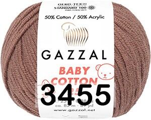 Пряжа Gazzal Baby Cotton 25