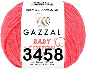 Пряжа Gazzal Baby Cotton 25