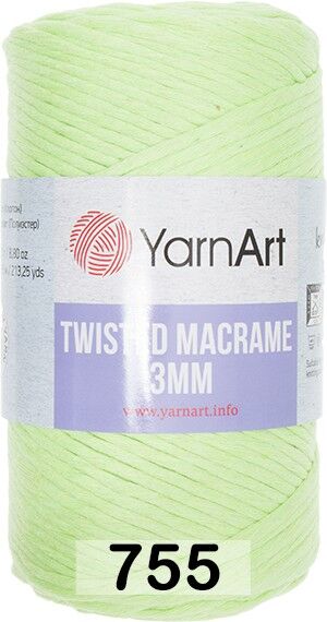 Пряжа Yarnart Macrame Twisted 3 Mm