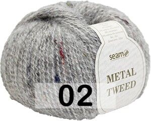 Пряжа Сеам METAL TWEED