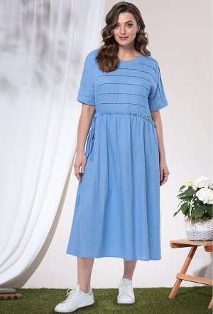 Платье Lenata 11254 голубой