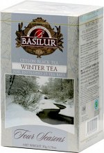 BASILUR. Новый год. Зимний черный 50 гр. карт.пачка, 25 пак.