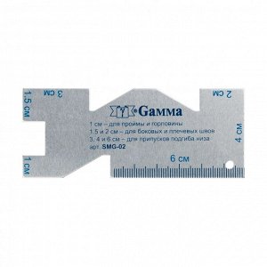 Линейка-шаблон для разметки Gamma SMG-02