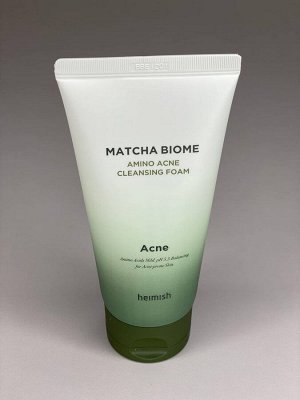 Heimish Matcha Biome Amino Acne Cleansing Foam Нежная кремовая пенка для ухода за проблемной кожей  150мл