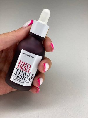 So Natural Red Peel Tingle Serum Кислотная пилинг сыворотка для лица 35 мл