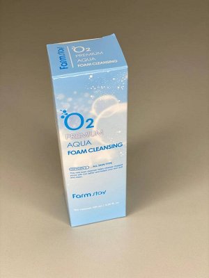 Farm Stay O2 Premium Aqua Foam Cleansing Кислородная пенка для умывания 100 мл