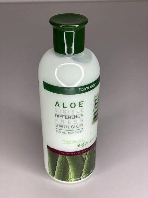 Farmstay Visible Difference Fresh Emulsion Aloe Увлажняющая эмульсия для лица с экстрактом алоэ 350 мл