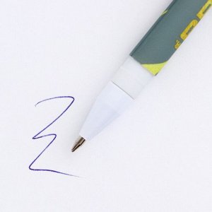 Ручка пластик с колпачком шариковая «Сила и изящество РУССКОГО ДУХА», синяя паста, 0.7 мм