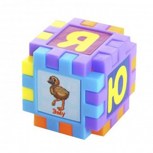 Мозаика-конструктор «ZOO азбука», 66 деталей, пазл, пластик, буквы, по методике Монтессори