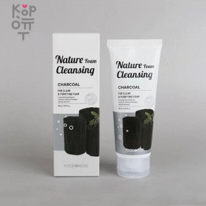 FoodaHolic Charcoal Daily Purifying Foam Cleansing - Пенка для умывания с Черным Древесным Углем (для всех типов кожи) 150мл