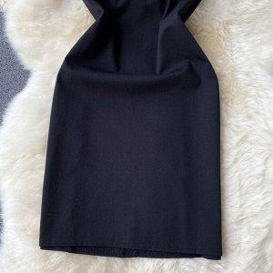 Платье-сарафан черное