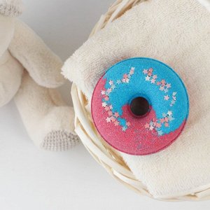 Бурлящий пончик детский с ароматом бабл-гам, 120 г