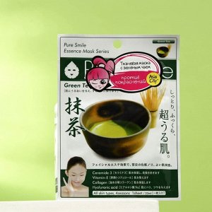 Маска для лица SUNSMILE Essence «Успокаивающая», с экстрактом зелёного чая, 1 шт.